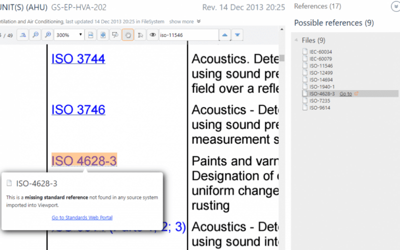 Viewport cross-system referencing